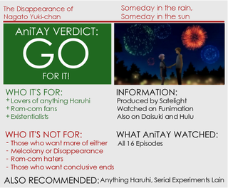 Illustration for article titled The Disappearance of Nagato Yuki-Chan: The Ani-TAY Review